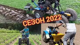 Выращивание картофеля с помощью мотоблока сезон 2022.
