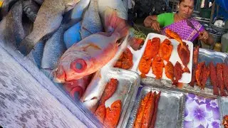 Velankanni Famous Fish Fry In Beach | Just 50RS | #indianstreetfood