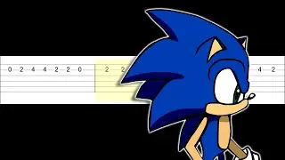 Friday Night Funkin' Sonic - Annoying Song (Easy Guitar Tabs Tutorial)