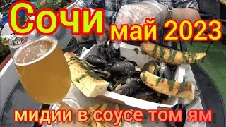 Сочи/ Набережная/ Устричное место/Открыли сезон мидий/ 2 серия