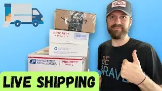 LIVE Shipping out weekend ebay poshmark mercari facebook orders