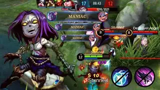 Moskov Deadly Spear with Unli Heal! Build and Emblem! 3X Maniac!