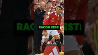 RONALDO ERİK TEN HAG'A RACON KESTİ📿🤔 #football #shorts