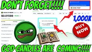 Book of Meme [BOME] DON'T FORGET #BOME hit a $1.4 billion mc in 3 days!! God candles are coming!!