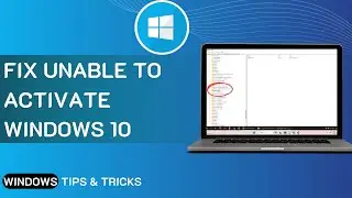 Unable To Activate Windows 10 Organization Server Error | How To Fix