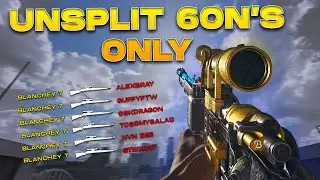 Vanguard Sniping but its UNSPLIT 6on's ONLY... (MUST WATCH)