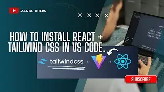How to Install React & Set Up Tailwind CSS in VS Code | Step-by-Step Beginner Tutorial (2025)