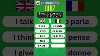 Learn French with little Quizzes 🧐  #quiz #learnfrench