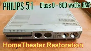 Old Digital Amplifier Restoration | 5.1 Class D Amplifier Restoration