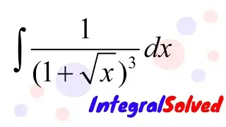 Solution integral of dx / (1+root of x)^2