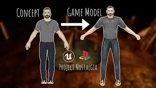 UE4 PS1 Style Game - Character (UPDATE)