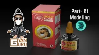 #modeling #completelearning #3dsmaxvray Part 01-Modeling Mosquito Refill.