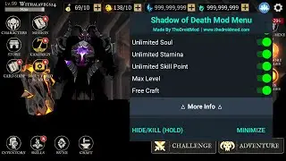 shadow of death mod menu download,good mod, unlimited everything
