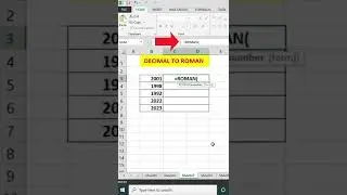 Decimal To Roman Numbers in Excel | Muabi Design