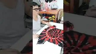 simple 2 color spiral | behind the scene
