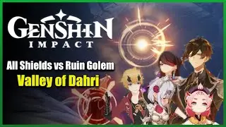 All Shields vs Ruin Golem | Genshin Impact
