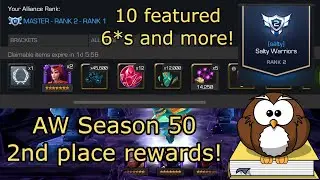 MCOC - AW Season 50 2nd PLACE Rewards!