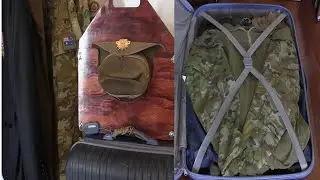 Packing to Travel with Slouch Hat and Uniforms