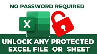Easily Unlock Protected Excel Sheets WITHOUT a Password! 🔓