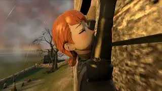 Annette (Fire Emblem) Cliffhanging Animation