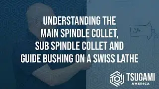 Understanding the Main Spindle Collet, Sub Spindle Collet and Guide Bushing on a Swiss Lathe