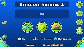 [NEW HARDEST] Ethereal Artifice 100% in 4132 attempts | Geometry Dash