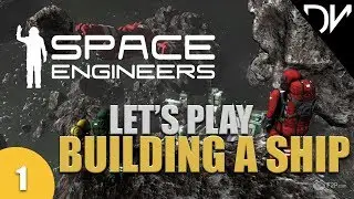 Space Engineers - Let's Play - First Spaceship - Ep 1 - How to plan and build your first Spaceship