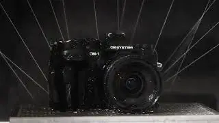OM SYSTEM OM-1 Mark II_IPX3 防滴試験_【OM SYSTEM公式】