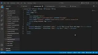 USING marquee tag