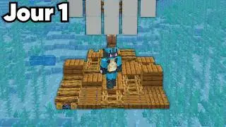 100 Jours sur un Radeau Minecraft..