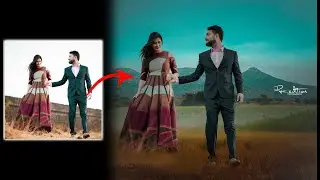 How to Edit Pre Wedding Photos Color Greading and Correction! @Rj_Edition0786