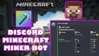 PLAYING MINECRAFT IDLE MINER ON DISCORD