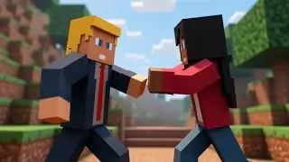 We mocked a presidential debate in Minecraft with AI Agents