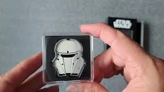 LIMITED MINTAGE! 2022 Niue 1oz Silver Star Wars Faces of the Empire: Hovertank Pilot Shaped Proof
