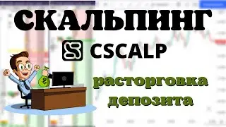 РАЗБОР СДЕЛОК - ТОРГОВЛЯ ЧЕРЕЗ CSCALP | с 50$ до 1000$ 10ч