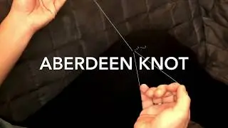 Последний узел лапаротомии // Aberdeen knot // как вязать узел Абердин