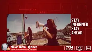 News Intro Opener - After Effects Template