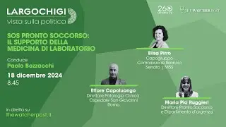Largo Chigi | 18 dicembre - SOS Pronto soccorso: il supporto della medicina di laboratorio