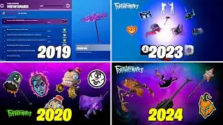 Evolution of Fortnitemares Rewards (2018 - 2024)
