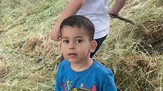 Köyde güzel ve yorucu birgün