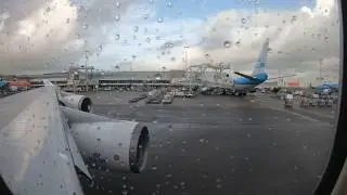 KLM Boeing 747-400 Takeoff Amsterdam Schiphol (AMS) - Los Angeles (LAX)