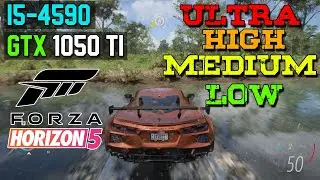 FORZA HORIZON 5 : GTX 1050 TI 4GB || I5-4590 || 8GB RAM TEST (LOW / MEDIUM / HIGH / ULTRA)