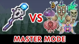 Terraria 1.4.1 - Spectre Staff vs ALL Bosses (Master Mode)