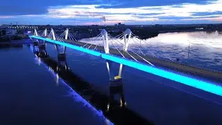 HOW TO LIGHT UP A BRIDGE // Blagoveschensk Bridge