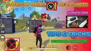 EASY 2021 TRICK | FREE FIRE = STRAIGHT DRAG HEADSHOTS WITH KEYBOARD AND MOUSE TO PHONE ON OCTOPUS
