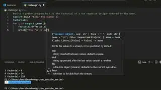 ChatGPT Coding challenge: Factorial  of User-Provided Numbers(English) #codingchallenge #chatgpt