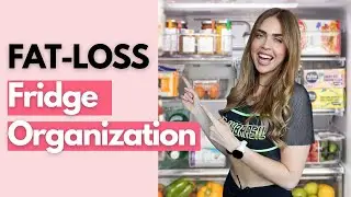 *Realistic* fridge organization tips + my BEST fat-loss foods inside 🍏