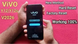 ViVO Y12s Hard Reset | V2026 | How To Factory Reset ViVo Y12 / Y12s
