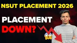 NSUT Placements 2026 Batch | Branch Wise Placements | Lowest Placement This Year?