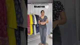 Desi Girls Summer Essentials *KURTIS* #kurtis #ytshorts #officewearkurtis  #collegewearkurtis